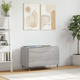 Greatstore Omarica za gramofonske plošče siva sonoma 74,5x38x48cm inž. les