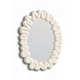 &k amsterdam Stensko ogledalo Mirror Dribble White