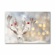 tulup.si Slika na platnu Božič belih severnih jelenov 100x70 cm