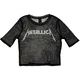 Metallica Logo Black L Ženske Majica