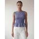 ARMIE Bluza The Carla Slim-Fit Top modra