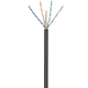 MicroConnect U/UTP CAT6 zunanji 100m, črne barve