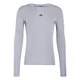 ADIDAS PERFORMANCE Funkcionalna majica TECHFIT Compression Training Long Sleeve siva/črna