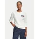 Tommy Jeans Bluza DW0DW23807 Bela Relaxed Fit