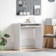 Stol s ladicama Bijelo 77.5 x 43 x 79 cm Konstruirano drvo