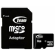 TEAM GROUP Micro SDHC 8GB CLASS 10+SD Adapter TUSDH8GCL1003 crni