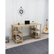 Hanah Home Radni sto, 145x75x65cm, Bež