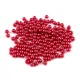 Plastične voščene kroglice / biseri Glance O5 mm - F78 rdeči biser (500 g)