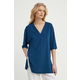 Majica Max Mara Leisure ženska, mornarsko modra barva, 2416941068600