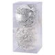 icy lux novogodišnja kugla set srebrno-bela 12cm miks 2k ( 780307 )
