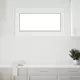Prozor za podrum RISOR 110 x 60 cm PVC i staklo Bijela