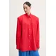 Srajca Fiorucci Red Embroidered Padded Shirt