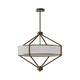 Open Design OR85846 - Luster na stalku ZUNDO 4xE27/15W/230V braon/bež