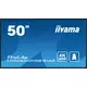 iiyama LH5065UHSB-B1AG javni prikazovalnik Digitalni reklamni ploski prikazovalnik 125,7 cm (49.5) LCD Wi-Fi 800 cd/m2 4K Ultra HD Črna Vgrajeni procesor Android 11 24/7