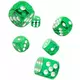 Kockice Oakie Doakie Dice D6 16 mm Translucent - Green (12)