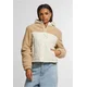 Womens jacket Sherpa Crinkle Nylon Mix beige/cream