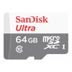 SANDISK 64GB Ultra microSDXC + SD Adpt, SDSQUNR-064G-GN6TA