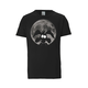LOGOSHIRT Majica Looney Tunes - Coyote Mond črna