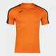 Joma Academy T-Shirt Orange-Black S/S