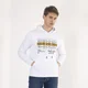 SCERVINO STREET Muški duks sa kapuljačom beli