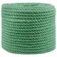 vidaXL Vrv iz jute 14 mm Zelena 100% Tossa jute