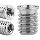shumee Navojni redukcijski adapter s 3/8 na 1/4 bakreni 12 mm
