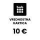 Govori BOB Slovenija vrednostna kartica 10 EUR