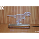 Black Cut 3D Lampa Bela