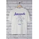 Trendyol White Oversize/Wide Cut Lemon Printed 100% Cotton T-Shirt