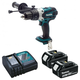 Makita Aku Udarna Bušilica DHP458RTJ Li-ion 2x18V 5,0Ah