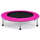 Northix Zložljiv 97 cm roza trampolin za otroke, nosilnost 150 kg