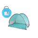 Teddies šator za plažu, s UV filterom, 100 x 70 x 80 cm, sklopivi, poliester/metal, ovalni, plavi, u platnenoj torbi