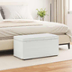 vidaXL Stolica Bela 81 x 41 x 40 cm Umetno Usnje in Umetno Leseno