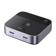 Ugreen UGREEN STIKALO 2X USB-C NA HDMI 4K 60HZ ZA NAMIZNE RAČUNALNIKE