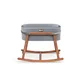 Hanah Home Kolevka za bebe Hier, 90x70x58 cm, Siva-hrast