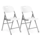 ModernHome Set od 2 sklopive stolice bele bo?e