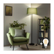 Brilagi - LED Stojeća lampa CERIA 1xE27/40W/230V prečnik 45 cm zelena/crna