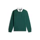 TOMMY HILFIGER Majica ESSENTIAL temno zelena / bela