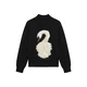 VERO MODA Pulover VMSWAN rjava/črna/bela