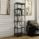 Hanah Home Polica za knjige Suadiye, 50x180x30 cm, Antracit