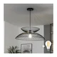 Brilagi - LED luster na sajli CERIA WIRE 1xE27/40W/230V prečnika 60 cm, crne boje
