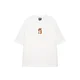 Pull&Bear Majica oker / črna / bela