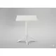 Garden Line KVADRATNA VRTNA MIZA 60 x 60 x 77,5 CM BELA *0961