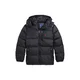 Polo Ralph Lauren za fante. 323969861001 Jakna s kapuco iz ripstopa s puhom črna (S), Črna, Priložnostno, Reciklirani poliste