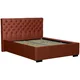 Tapacirani Krevet Miami Storage 180/200 cm , boja cigle