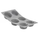 Silicone mold for 6 muffins, 30 x 17.6 cm - de Buyer brand