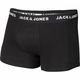 Jack & Jones Moške boxer spodnje hlače M SP HLAČE 2 PAK J&J Črna