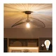 Brilagi - LED plafonski luster CERIA WIRE 1xE27/60W/230V 40x56 cm crna
