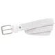 Alberto Belt Basic Braided Womens White 85