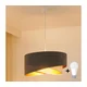 Brilagi - LED luster na sajli LYRA 1xE27/15W/230V siva/krem/zlatna